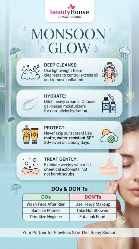 Monsoon Glow: How to Keep Your Skin Flawless in the Rainy Season