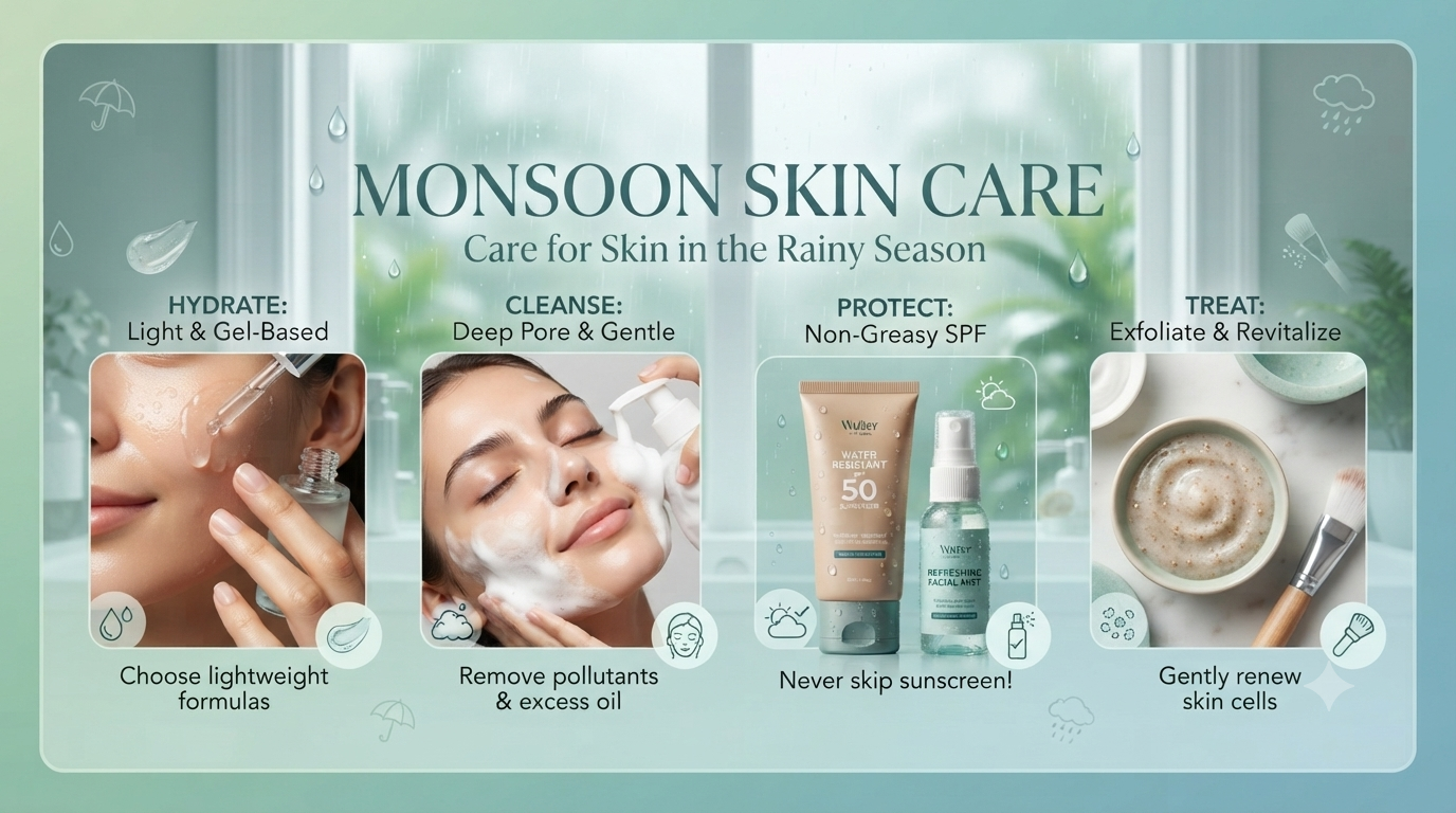 Monsoon Glow: How to Keep Your Skin Flawless in the Rainy Season